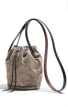 Drawstring Crossbody Bucket